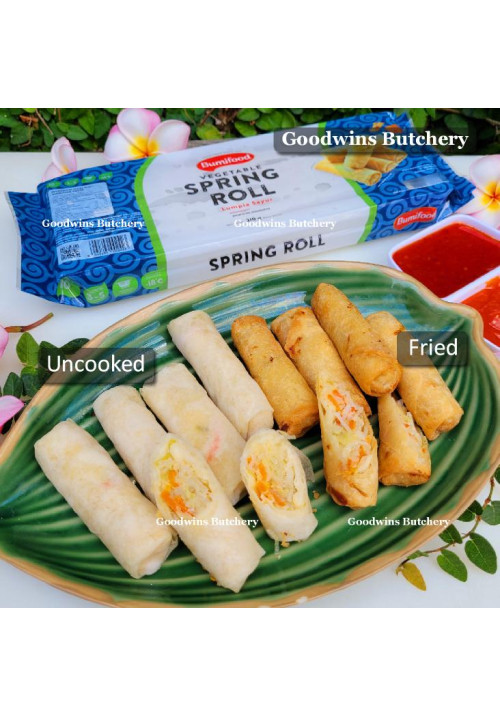 BumiFood Gourmet frozen SPRINGROLL VEGETABLE lumpia sayuran 10pcs 210g